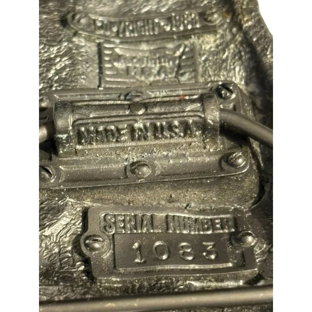 Train Belt Buckle‎ Steam Engine The Great American Buckle Co. USA #1083 1983 VTG